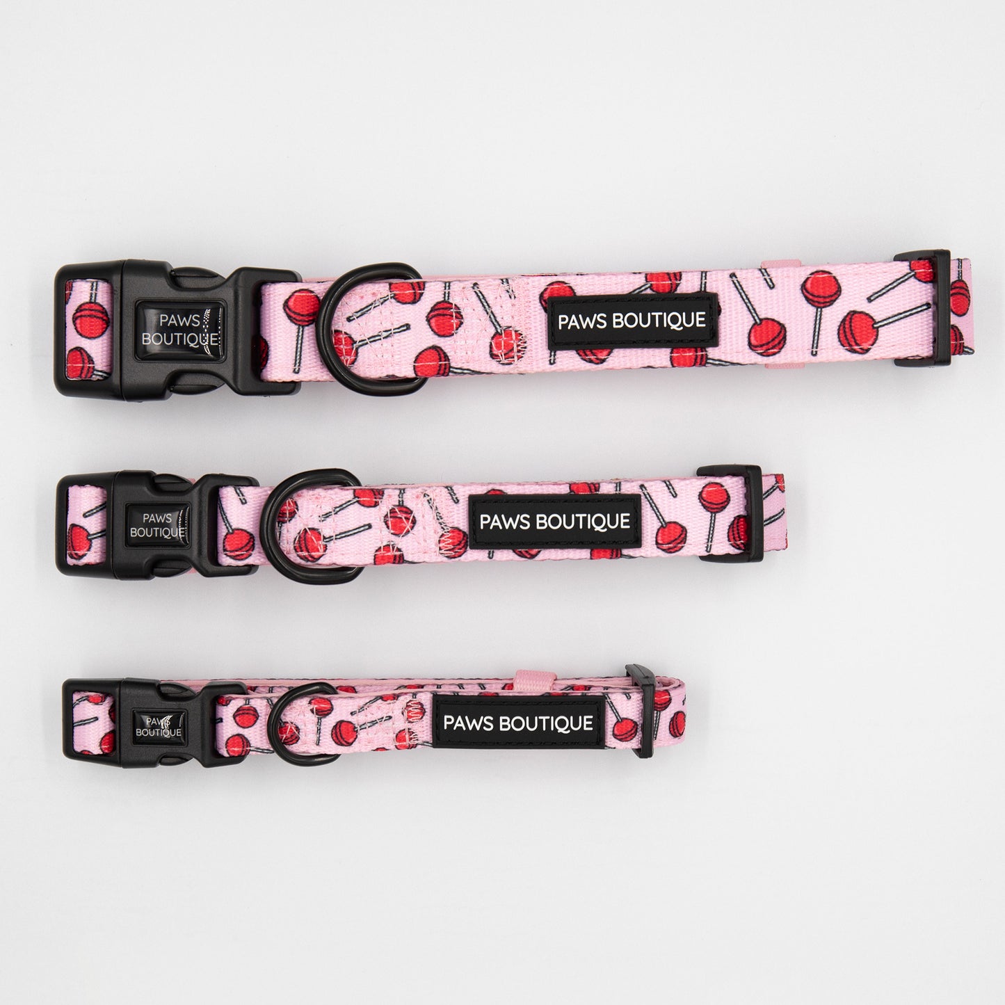 Dog collar with different sizes